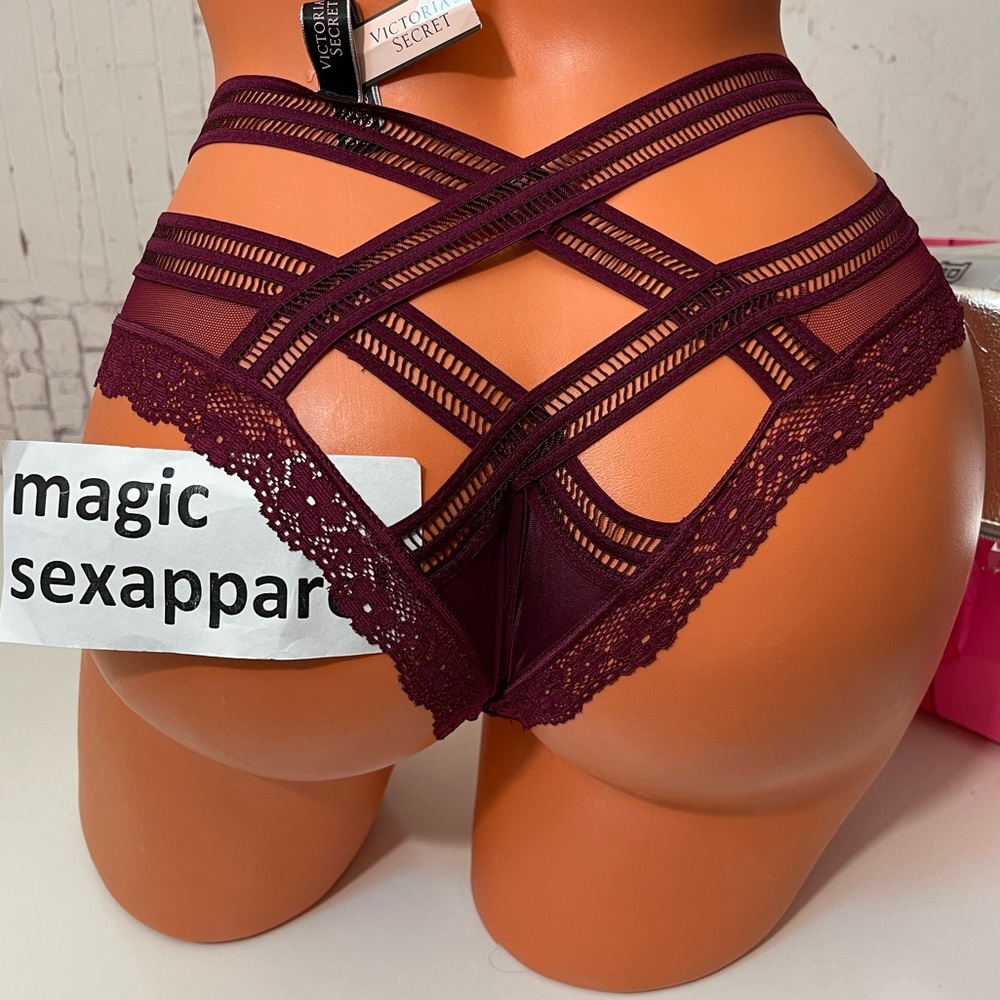 VS XS S M L XL VERY SEXY CUT OUT STRAPPY CAGED CHEEKY PANTY
